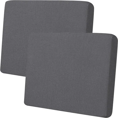 Miniatura 105 de Easy-Going - 4 Fundas de cojín elásticas para sofá seccional, izquierda/derecha, en forma de L, funda de asiento antideslizante, suave, flexible