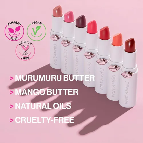 Miniatura 7 de wet n wild labial de color con alto brillo y mega duración Ropa fuera
