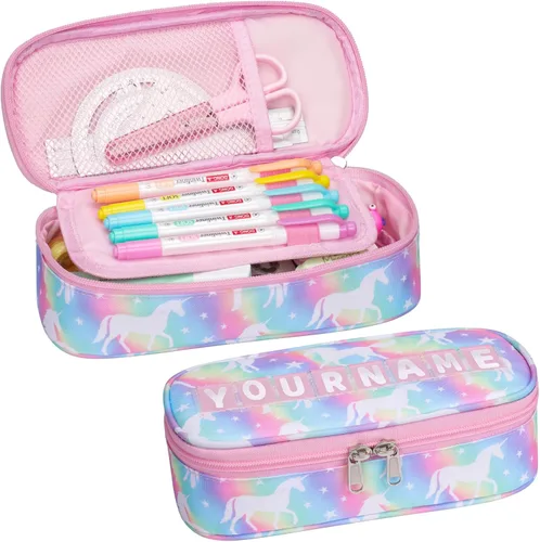 Miniatura 12 de Bagseri Pencil Case for Kids - Expandable Pencil Case for Boys Pencil Pouch Pencil Box Organizer Cute Pencil Bag for Student School, Black Football