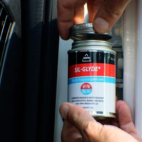 Miniatura 5 de AGS Automotive Solutions SIL-Glyde Lata con brocha superior multipropósito todo clima compuesto lubricante para todas las superficies, lata