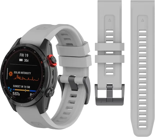 Miniatura 14 de Correa de reloj de silicona compatible con Garmin Fenix 7/Fenix 6 Pro/Fenix 5 Plus/935/945/Descent G1/EPIX Gen 2/Instinct de repuesto de ajuste