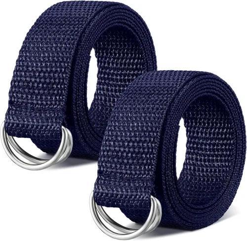 Miniatura 14 de Seematn Web - Cinturón de fútbol de 52 pulgadas, cinturón de fútbol con anillo en D para hombres, mujeres, jóvenes, niños y niñas Azul