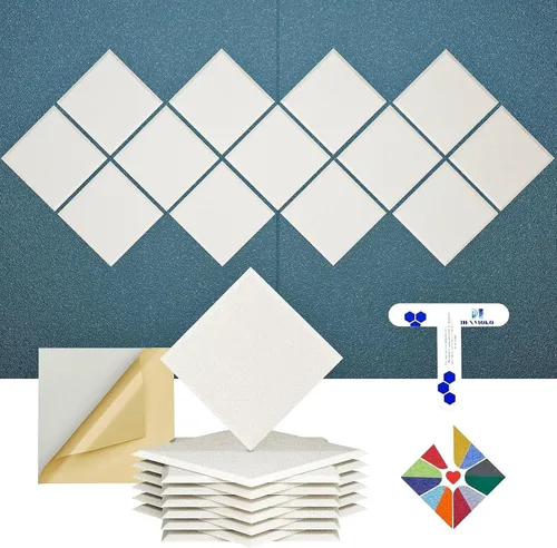 Miniatura 29 de Paneles acústicos autoadhesivos [390 lbs/yd³ de densidad ultra alta], panel de absorción de sonido de segunda generación, panel de sonido de nivel