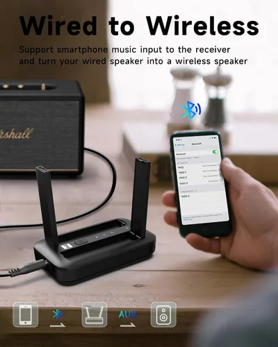Miniatura 5 de Máquina de karaoke portátil con eliminación de voz AI y reverberación de grado de estudio, sistema de micrófonos inalámbricos, Bluetooth 5.0