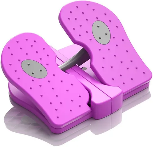 Miniatura 11 de Ejercitador de máquina de escalones para uso doméstico, pedal de escritorio, ejercitador de ciclo, paso a paso pequeño, equipo multifuncional