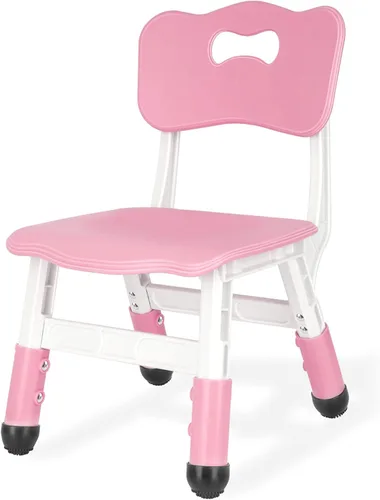 Miniatura 15 de Silla para niños de altura ajustable, sillas para niños de 2 a 8 años con fundas para pies para el hogar, aula, jardín de infantes y lugares