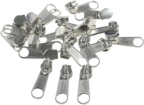 Miniatura 5 de Leekayer The Yard - Cremalleras de bobina de nailon blanco #5 a granel de 10 yardas con 25 deslizadores plateados para costura DIY bolsa