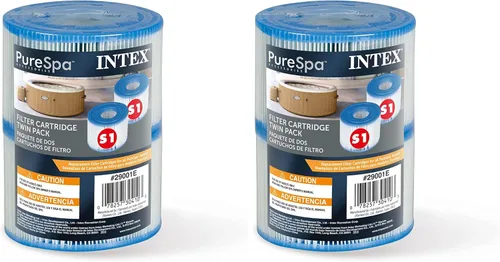 Miniatura 5 de Intex 29011E PureSpa Tipo S1 Cartucho de Filtro de Repuesto de Papel Dacron Heavy Duty Easy Set para Bañera de Hidromasaje Spa para Varios Modelos