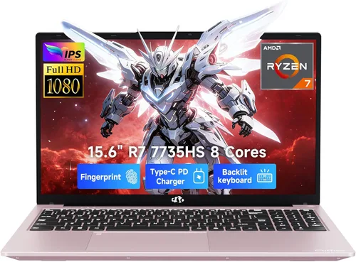 Miniatura 10 de NIMO - Laptop para juegos FHD IPS de 15.6 pulgadas, computadora AMD Ryzen 7 (hasta 4.75 GHz, Beat i7-12650H) con 16 GB DDR5 RAM 512 GB SSD Radeon