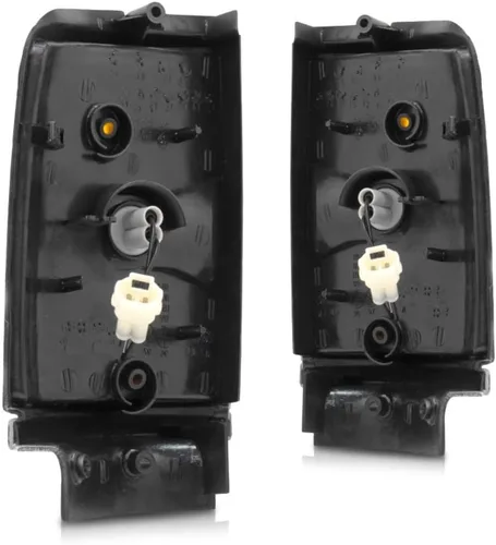 Miniatura 6 de Par de luces de estacionamiento para Toyota Pickup 1987-1988, lado del conductor y del pasajero 2WD; STD; negro TO2520115 TO2521117 81620-89162