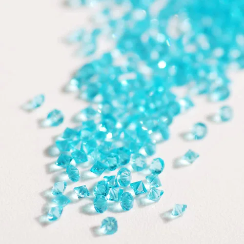 Miniatura 21 de 5000 cuentas de diamantes de imitación de cristal de diamante ultra mini de 0.044 pulgadas con parte trasera plana, cristales iridiscentes, brillo