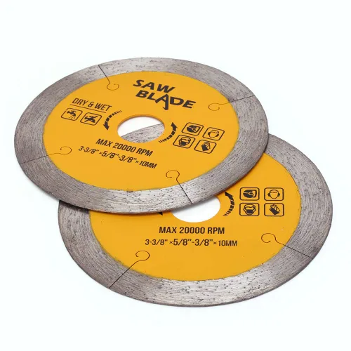 Miniatura 2 de 2 unids/lote 3-3/8 "Super Thin J Slot Diamond Porcelana Tile Cutting Blade
