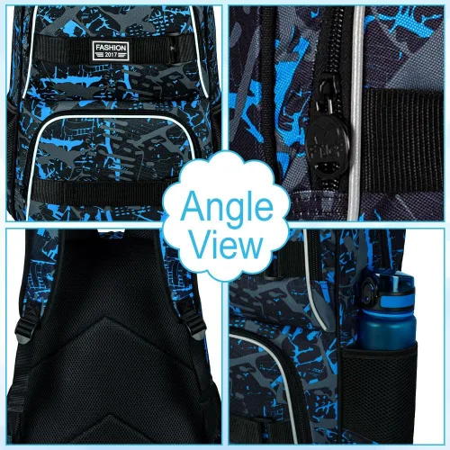 Miniatura 5 de Mochila para laptop, 16 pulgadas, bolsa escolar y bolsa de almuerzo, mochilas resistentes al agua para adolescentes, niñas, mujeres, estudiantes