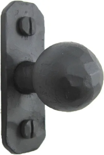 Perilla rústica de hierro forjado HK9 (negro)