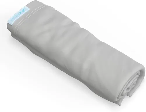 Miniatura 8 de QuickZip Sábana con cremallera extra para cuna (base envolvente segura no incluida), sábanas para cuna de bebé más rápidas, seguras y fáciles