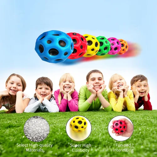 Miniatura 5 de ZHEBAG Bola de Salto Super Alto, Bola de Rebote Extremadamente Alto, Bola de Rebote Super Alto, Bola Sensorial para Niños, Bola de Entrenamiento