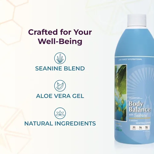 Miniatura 5 de Youngevity Body Balance Nutrición a base de plantas terrestres y marinas – Verduras marinas, algas, nori, miel, aloe vera y más de 75 nutrientes