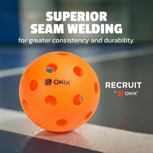 Miniatura 3 de Onix Recruit - Bolas de Pickleball listas para jugar en interiores con diseño de soldadura superior