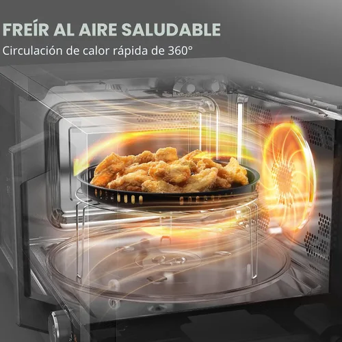 Miniatura 2 de TOSHIBA Combo de freidora de aire para horno de microondas y encimera, inversor, convección, asado, combo rápido, descongelación uniforme, sensor