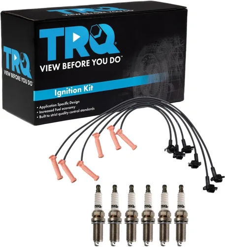 Miniatura 18 de Kit de bujías de chispa TRQ 5 piezas de bujías de iridio Compatible con Acura Integra 1992-2001 1999-2000 Honda Civic 1994-1995 Civic del Sol