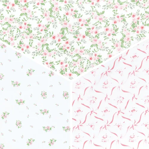Miniatura 19 de Delta Children Mantas de Recepción para Bebé de Franela 100% Algodón para Niñas y Niños – 30x30 Pulgadas (Paquete de 2), Floral Rosa