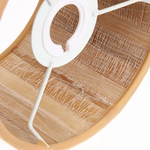 Miniatura 4 de Beaupretty Pantalla de lámpara de bambú - Cubierta de enchufe de luz E14/E27 - Reemplazo para lámparas de mesa y mesita de noche