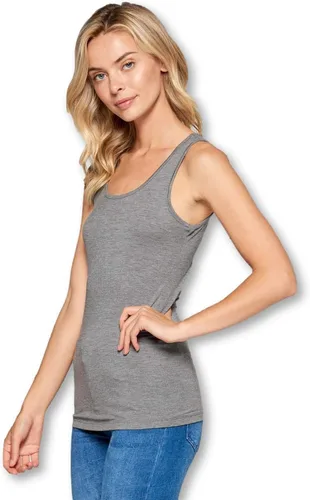 Miniatura 2 de Camiseta sin mangas de bambú extra suave para mujer, fabricada en Estados Unidos