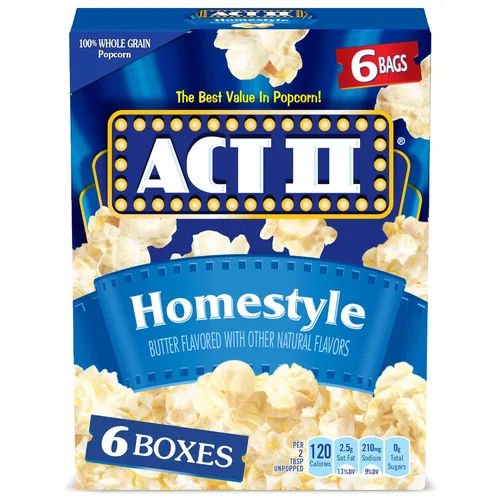 Miniatura 13 de Act II, Palomitas de maíz para microondas, amantes de la mantequilla, 2.75 onzas (paquete de 3)
