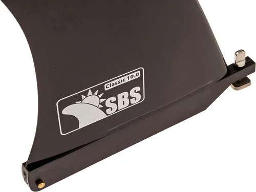 Miniatura 7 de SBS - Aleta de surf y SUP de 10 pulgadas, tornillo de aleta sin herramientas, aleta central de 10 pulgadas para longboard, tabla de surf