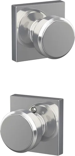 Miniatura 38 de SCHLAGE F51A BWE 622 - Pomo de puerta Bowery, cerradura de entrada con llave, color negro mate Mate negro