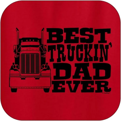 Miniatura 2 de Dad Gift Best Truckin Dad Ever Truck Driver Sudadera con capucha