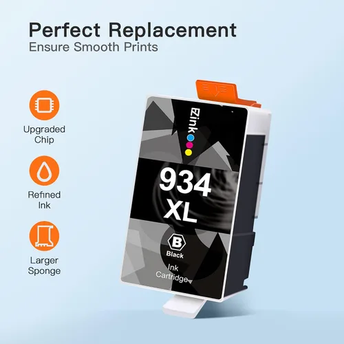 Miniatura 5 de E-Z Ink Cartucho de tinta de repuesto compatible para HP 934 934XL 934 XL de alto rendimiento para usar con impresora HP Officejet 6800 6812 6815