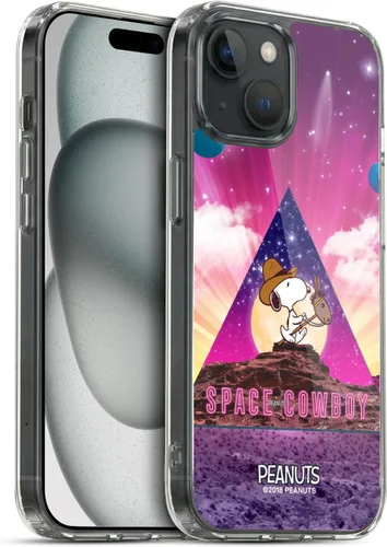 Miniatura 143 de Head Case Designs Funda de gel con licencia oficial de Peanuts Nebula Cactus Needles Snoopy Space Cowboy [protección de grado militar] compatible