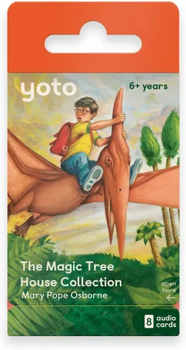 Yoto La colección mágica de la casa en el árbol de Mary Pope Osborne – 8 tarjetas de audio para niños para usar con el reproductor y el mini