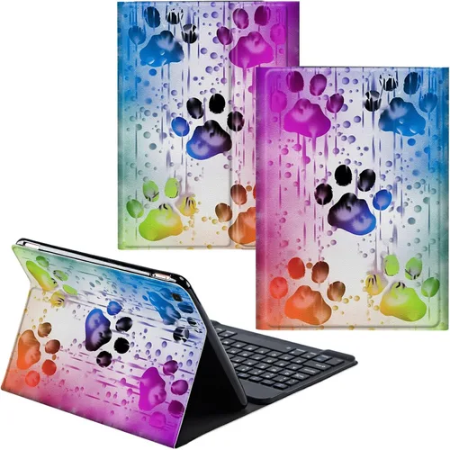 Miniatura 25 de Funda para Samsung Galaxy Tab S6 Lite 2022/2020 Teclado inalámbrico desmontable y cubierta de soporte de piel sintética Funda protectora