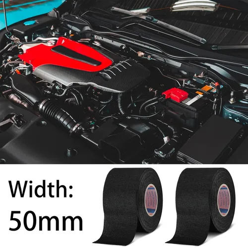 Miniatura 2 de Outus Arnés de cable eléctrico Tesa Tape Arnés de telar de cable Cinta de tela a prueba de calor para automoción Cinta de tela para protección