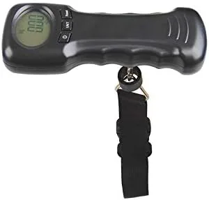 Miniatura 4 de YXYX Báscula colgante con pantalla LCD de 110.2 lbs de viaje, 5 piezas de alta precisión (precisión 0.35 oz, carga nominal 110.2 lbs)