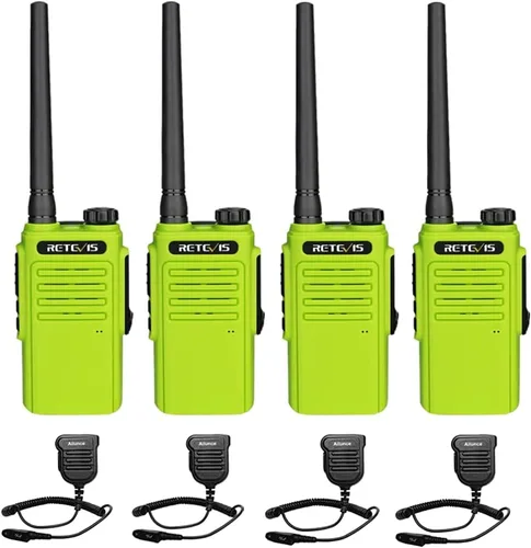Miniatura 19 de Retevis RT47 IP67 - Radio de 2 vías impermeable IP67, radio bidireccional resistente con micrófono, totalmente a prueba de polvo, resistente al Negro
