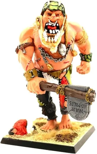 Gigante 1 Ogro Troll en miniatura pintado Orcos Goblins Gargant | Batallas de fantasía | El Viejo Mundo | Oldhammer | 1.102 in
