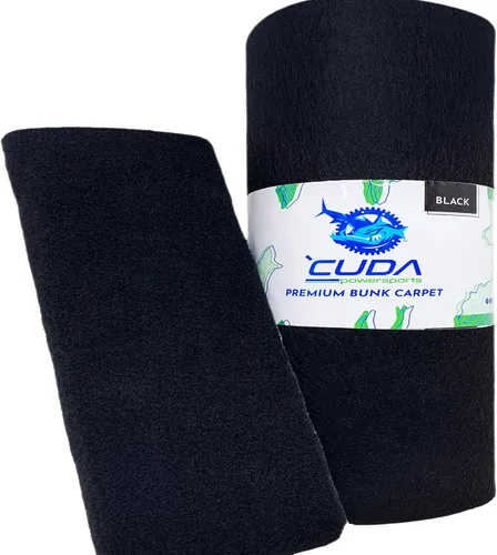 Miniatura 11 de Alfombra de litera para remolque de barco Cuda de 12 pulgadas de ancho x 13 pies - Nuevo rollo premium de 30 oz - Alfombra de litera Cuda para Negro