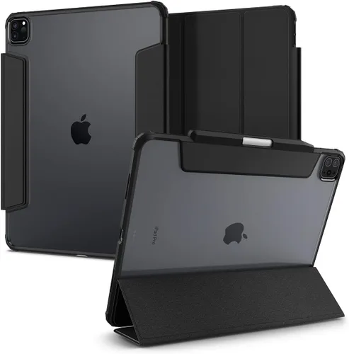 Miniatura 20 de Spigen Funda para iPad 10.2, iPad de 9ª/8ª/7ª generación (2021/2020/2019), Ultra Hybrid Pro con parte trasera transparente y soporte para lápices