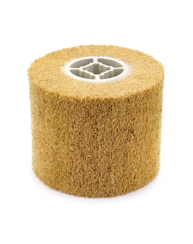 Miniatura 2 de QWORK Ruedas abrasivas de grano 120 no tejidas para pulido de alambre de pulido de alambre, paquete de 2 fuertes fuerzas de corte para un acabado