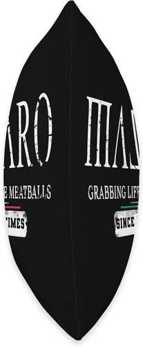 Miniatura 2 de Italia La Famiglia Family & Country Italia La Famiglia Massaro Grabbing Life by The Meatballs - Almohada de 16 x 16 pulgadas, multicolor