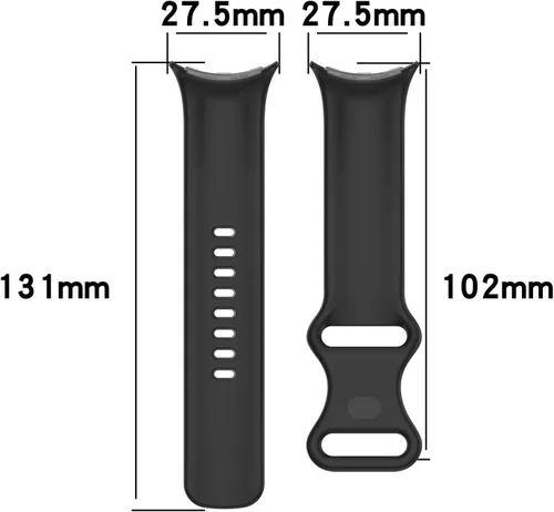 Miniatura 6 de Compatible con correas de reloj Google Pixel, silicona suave, correa deportiva ajustable para Google Pixel Watch 3 de 1.614 pulgadas/Pixel Watch