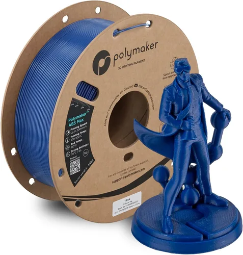 Miniatura 41 de Polymaker Filamento ABS Pro para impresora 3D de 0.069 pulgadas, color negro, ABS de grado de ingeniería de 2.2 lbs con alta resistencia al calor