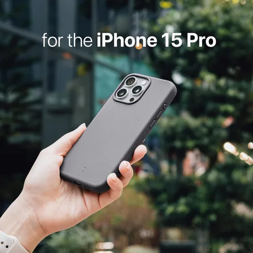 Miniatura 6 de TineeOwl para iPhone 15 Pro Funda Magnética - Serie Dune, Compatible con MagSafe, TPU, Minimalista, Delgada/Fina, con Agarre y Forro de Microfibra