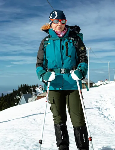 Miniatura 5 de TBMPOY Pantalones cargo de senderismo para mujer, impermeables, resistentes al viento, forro polar, pantalones de nieve