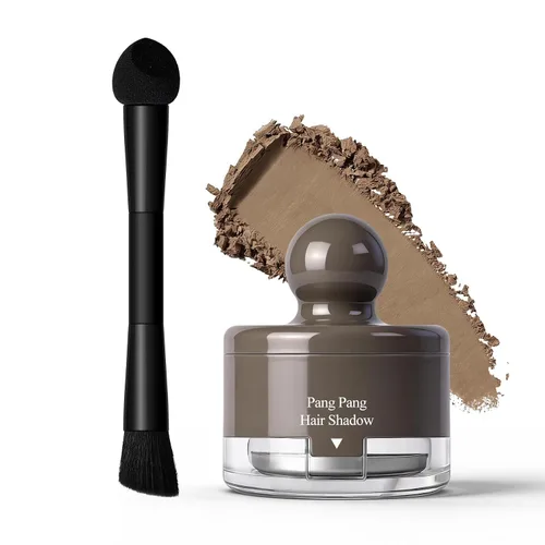 Miniatura 19 de Polvo de retoque de raíz, sombra de línea capilar negra para cabello delgado, cobertura de cabello gris, mujeres y hombres
