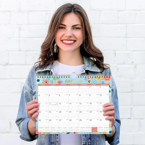 Miniatura 6 de Calendario 2026-2027 – Calendario de pared 2026-2027 con 18 meses, de julio de 2026 a diciembre de 2027, 14.6 x 11.5 pulgadas, encuadernación