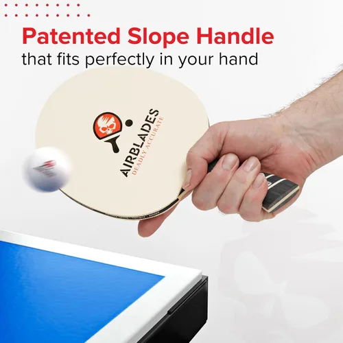 Miniatura 4 de Pala profesional de ping pong con estuche rígido de transporte Raqueta de tenis de mesa profesional Pala de tenis de mesa con mango ergonómico